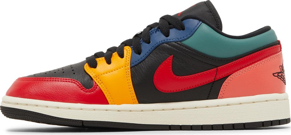 Wmns Air Jordan 1 Low SE 'Black Multi-Color' DN3739-060