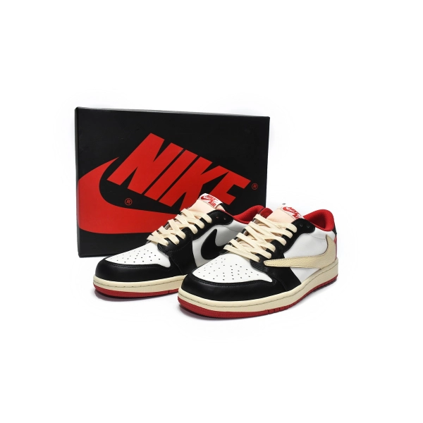 Travis Scott x Air Jordan 1 Low Black Red DM7866-166