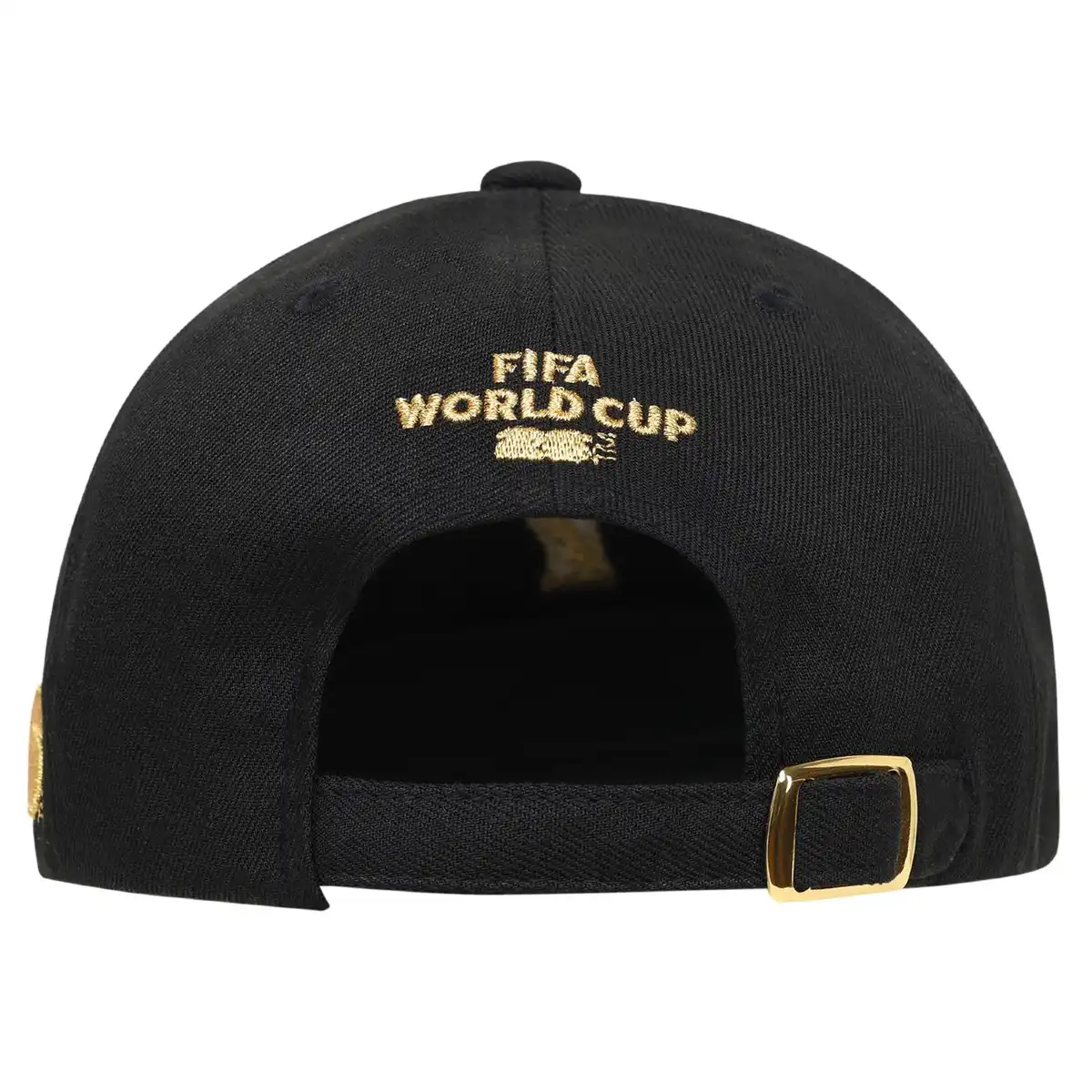【Not sold separately — must buy with jersey】World Cup 2026 Gold Trophy Black Cap