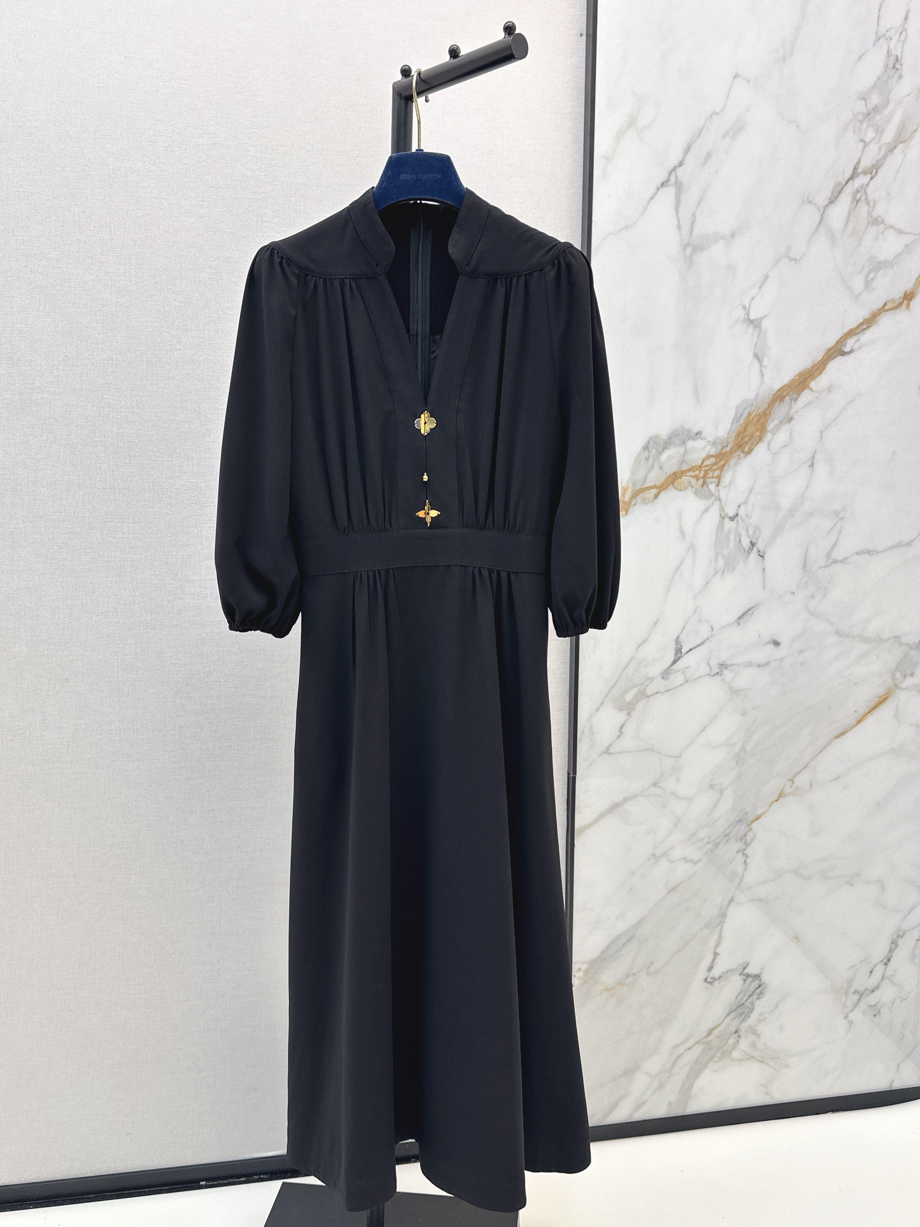 Louis New empire-waist maxi dress