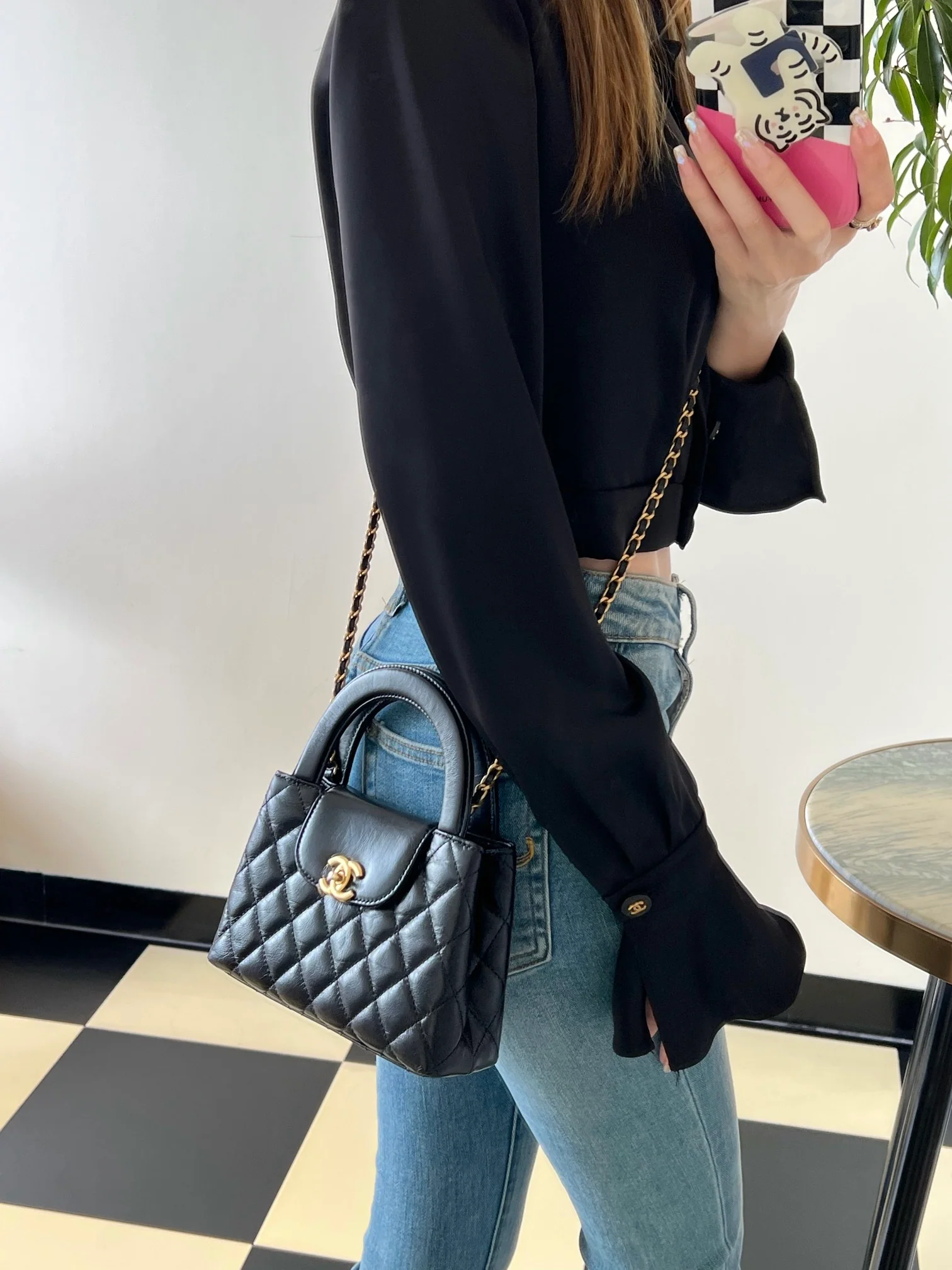 Chan New 23k kelly Hand chain bag