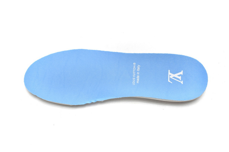 Pkkicks God Batch LOUIS VUITTON Trainer Blue Cloth Surface GO0232