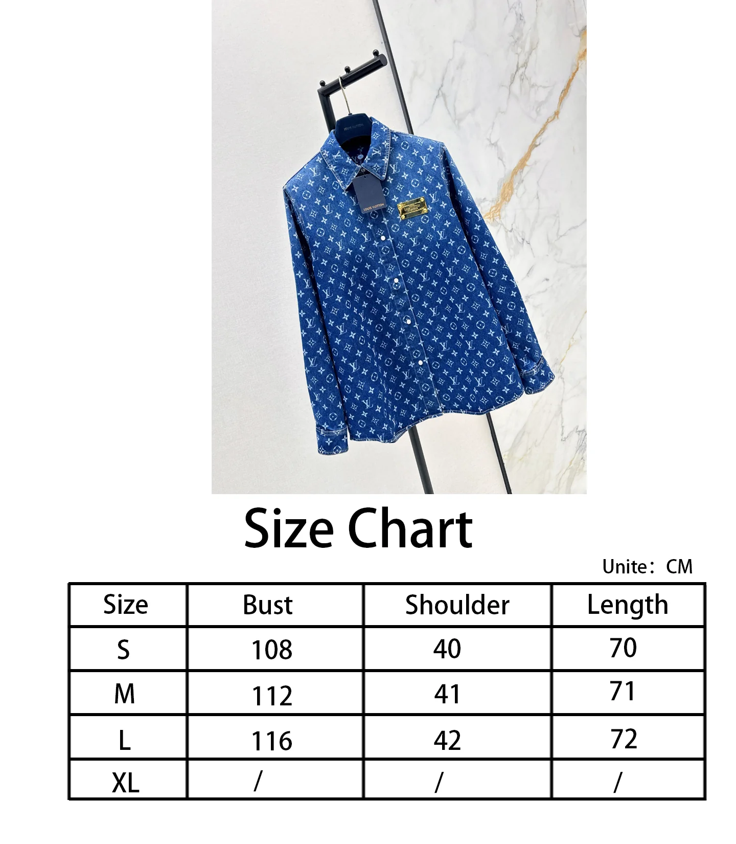 Louis NEW denim jacquard shirts jacket