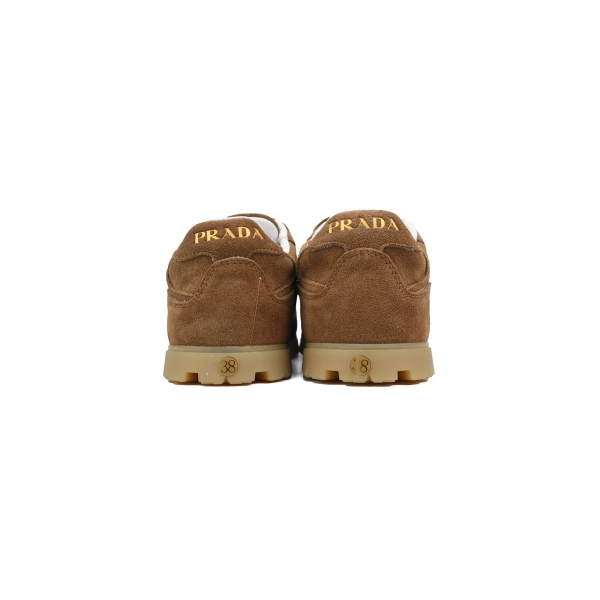 Prada Trail Suede Sneakers Brown