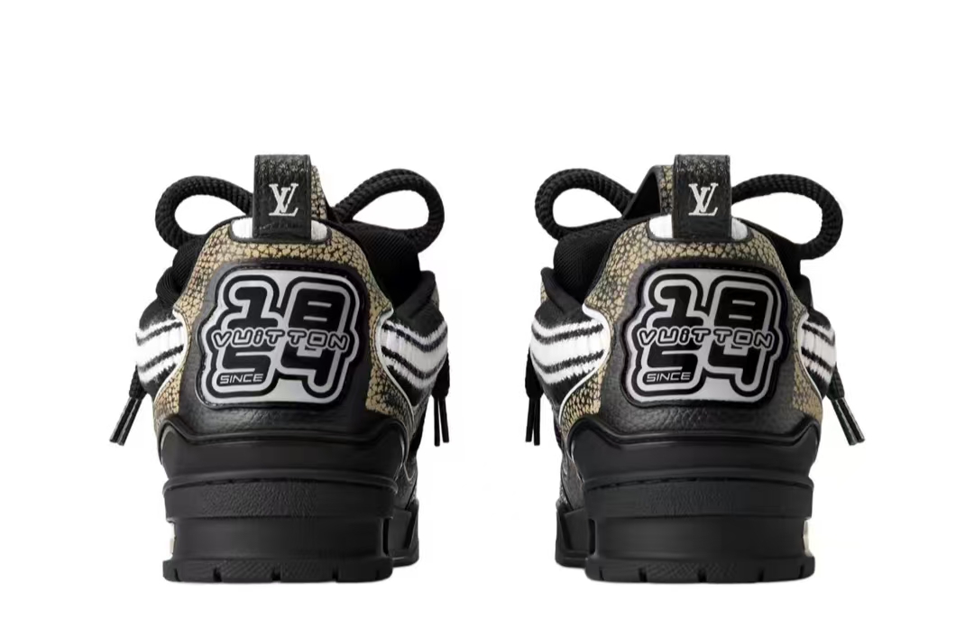 Pkkicks God Batch Louis Vuitton Skate Sneaker Black Swarovski Monogram