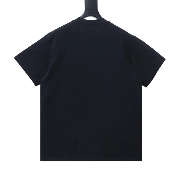 BAPE 26ss Classic Green Camo Big Ape Head Letter Print Short Sleeve T-shirt black