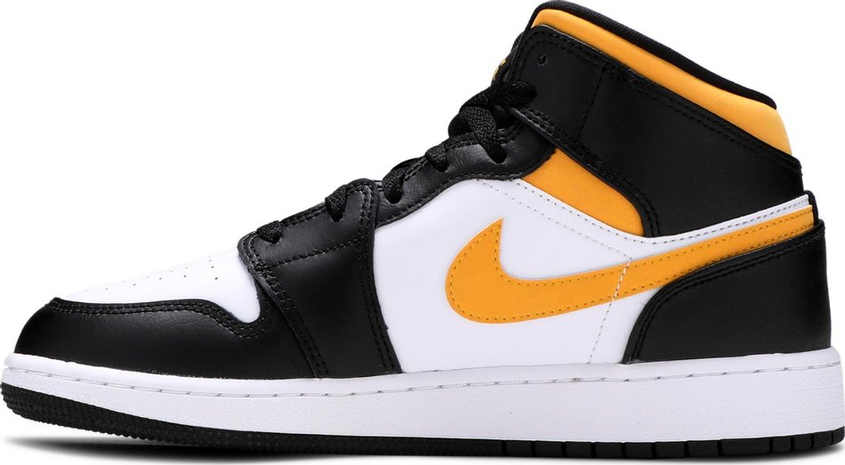 Air Jordan 1 Mid GS 'Black University Gold' 554725-177