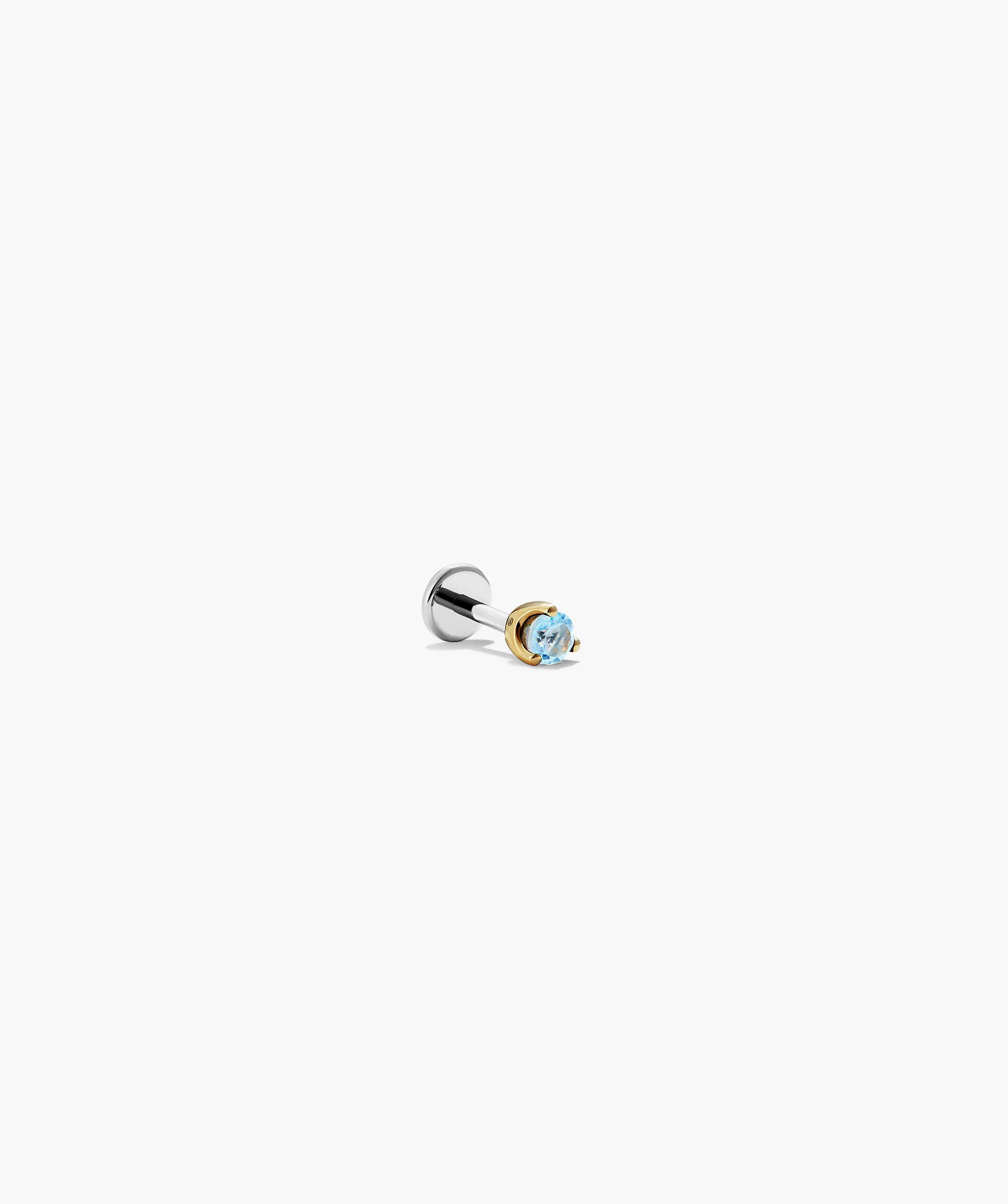 Piercing Studio - Single Gemstone Mini Flat Back Stud