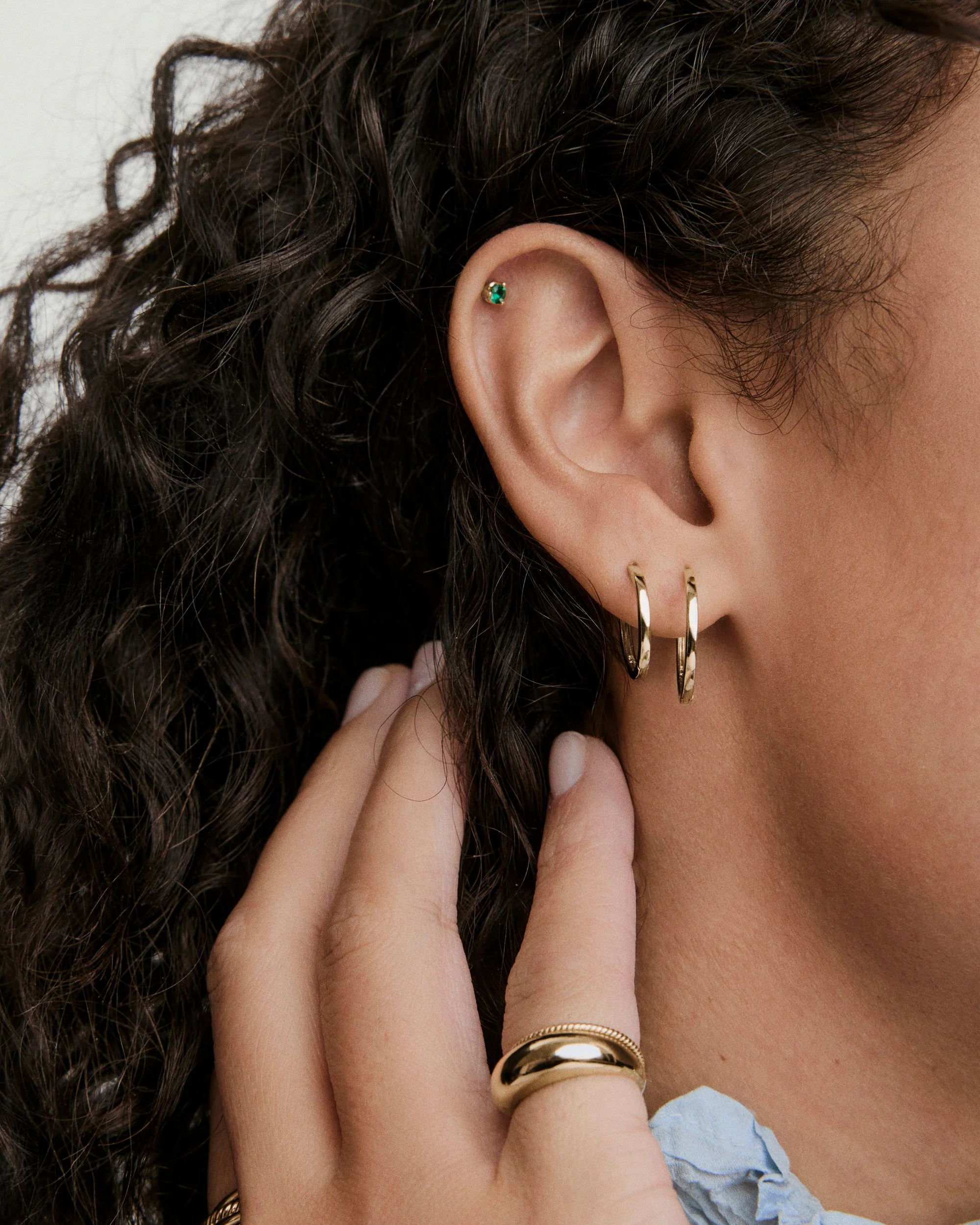 Piercing Studio - Single Gemstone Mini Flat Back Stud