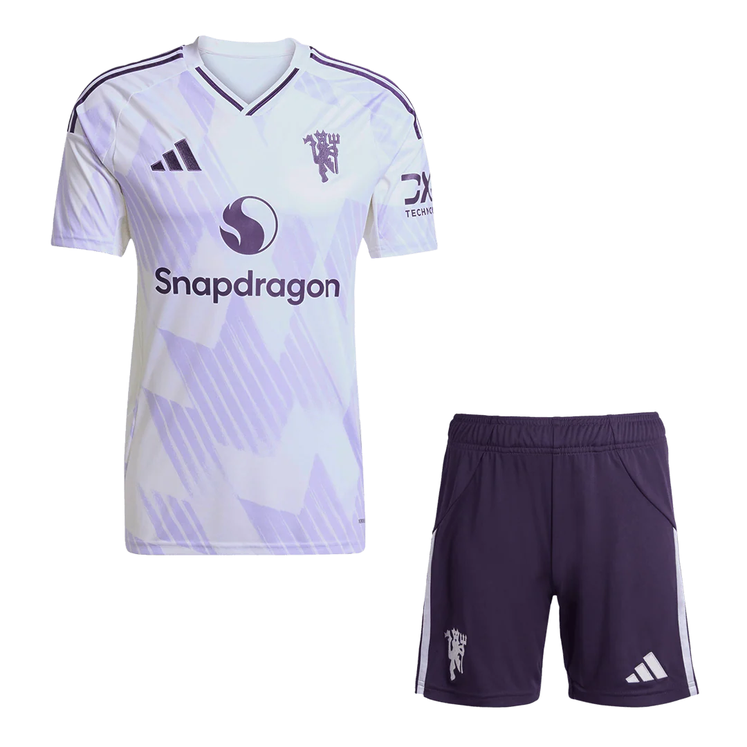Manchester United Away Kit - Jersey+Shorts 2025/26