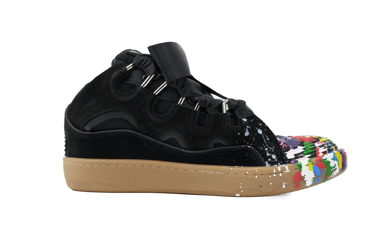Lanvin Leather Curb x Gallery Dept Paint Drip Black Multi