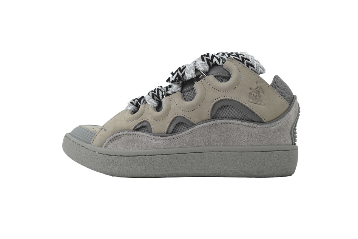 Lanvin Curb Sneakers Gray