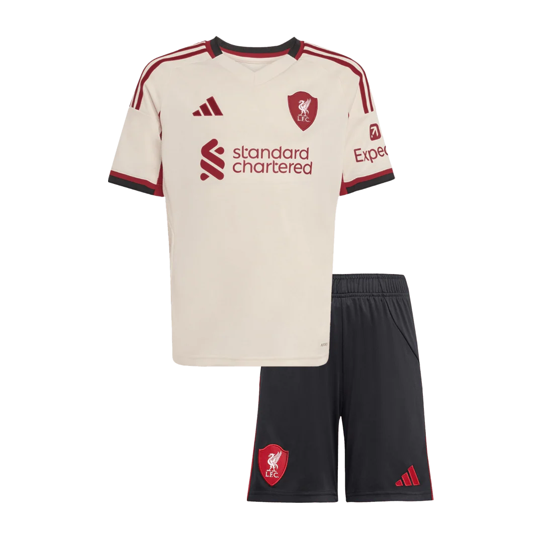 Liverpool Kid's Away Kit - Jersey+Shorts 2025/26