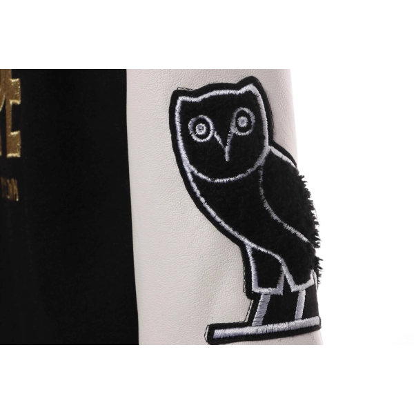 Bape x OVO Varsity Jacket Black