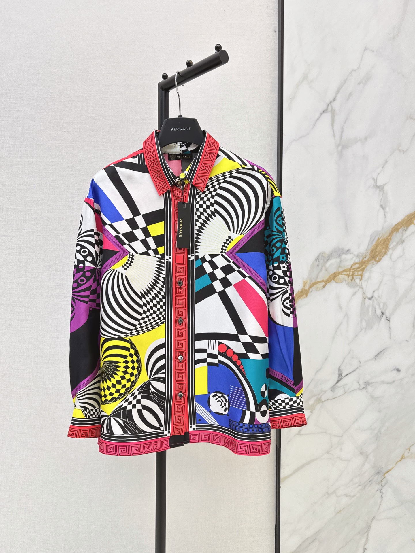 Ver New Printed silk shirt
