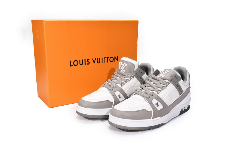 Pkkicks God Batch LOUIS VUITTON Trainer Grey White VL1210