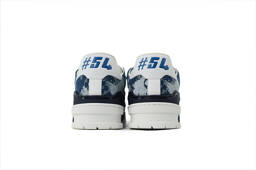 Pkkicks God Batch Louis Vuitton Sneakers Blue Denim Fabric (NFC)