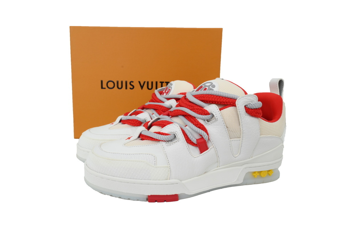 Pkkicks God Batch LOUIS VUITTON White And Red Flowers