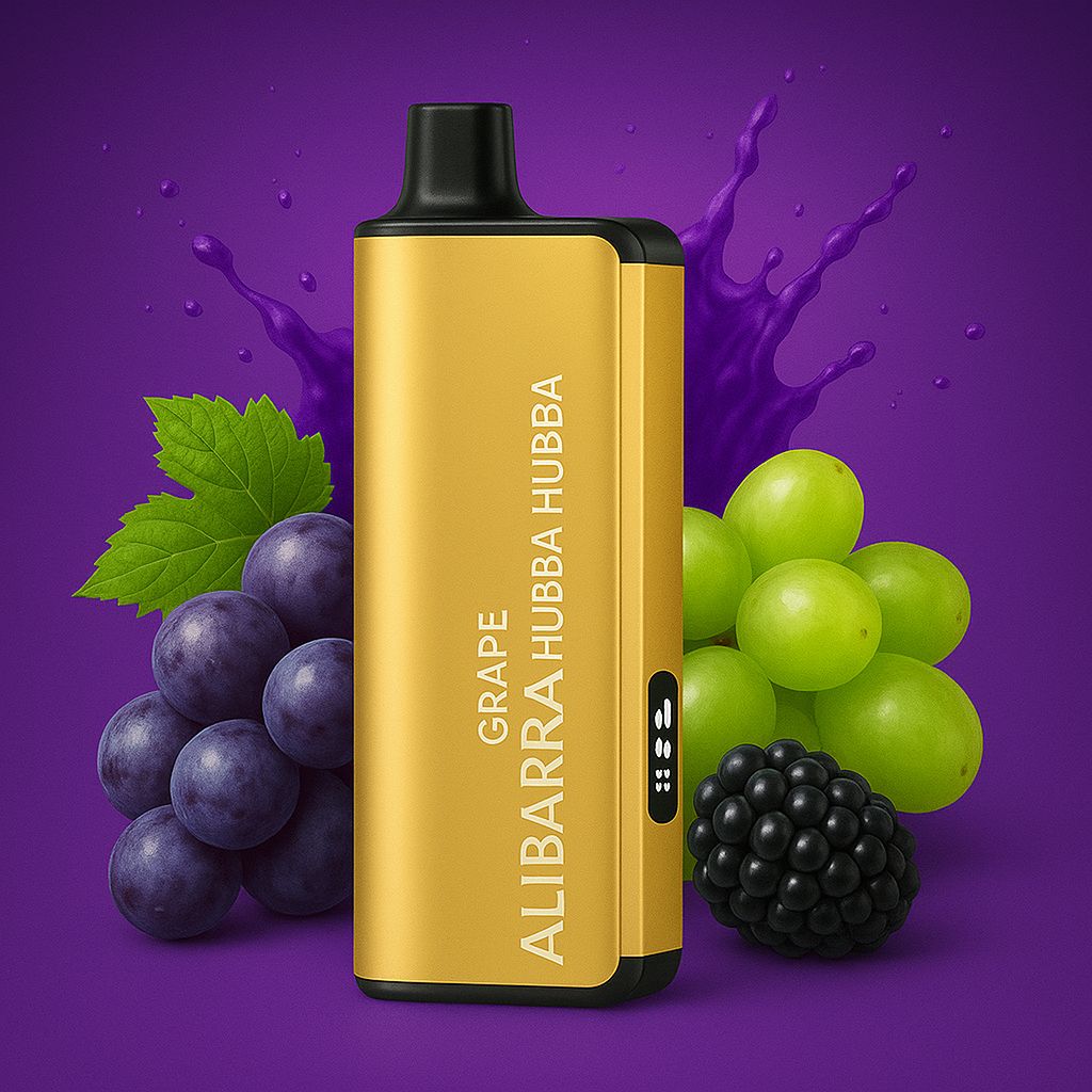 ALIBARBAR NIGOT 9000 Puffs - Hubba Bubba Grape【3-7 days】
