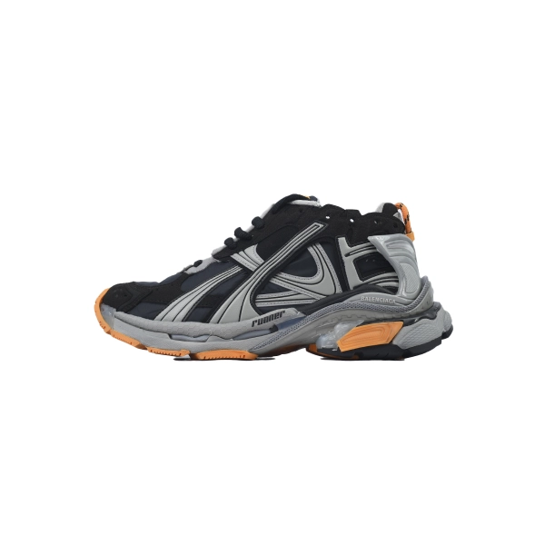 Balenciaga Runner 7Sneaker 'Black Fluo Orange'72774 W3RNY 1878