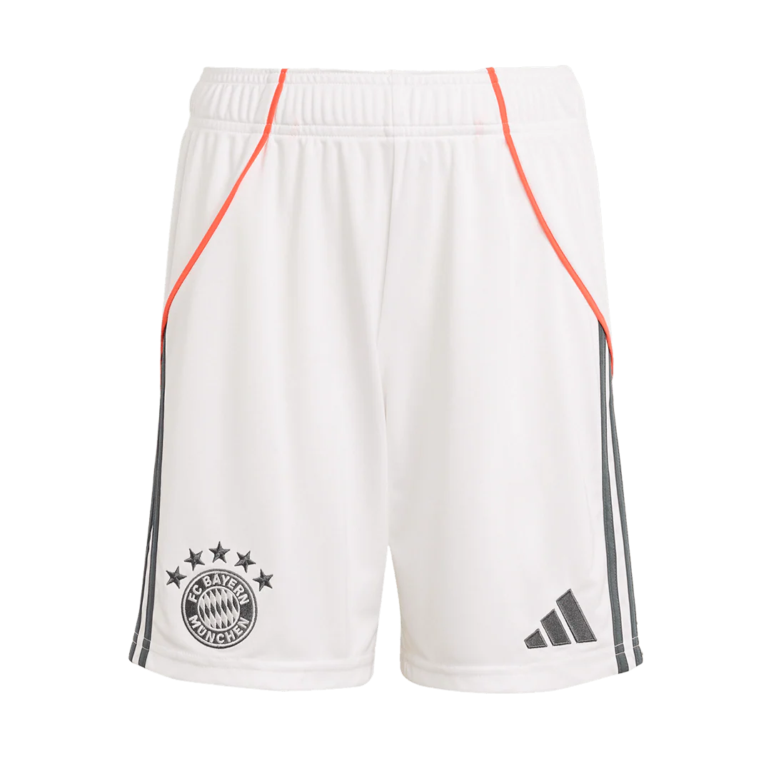 Bayern Munich Away Soccer Shorts 2025/26 White