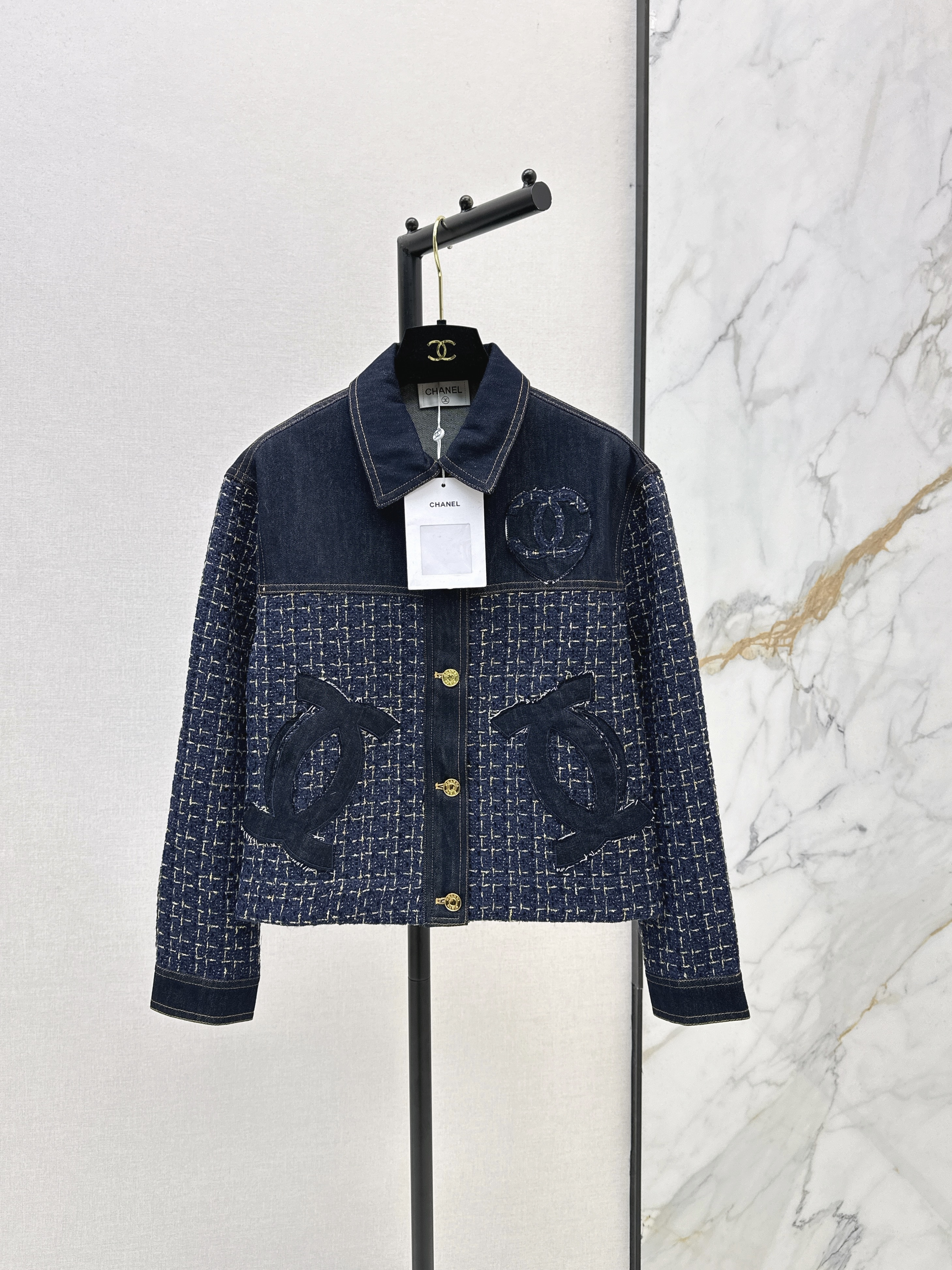 Chan New Woven denim jacket