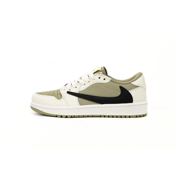 Travis Scott x Air Jordan 1 Low Golf “Olive” FZ3124-200