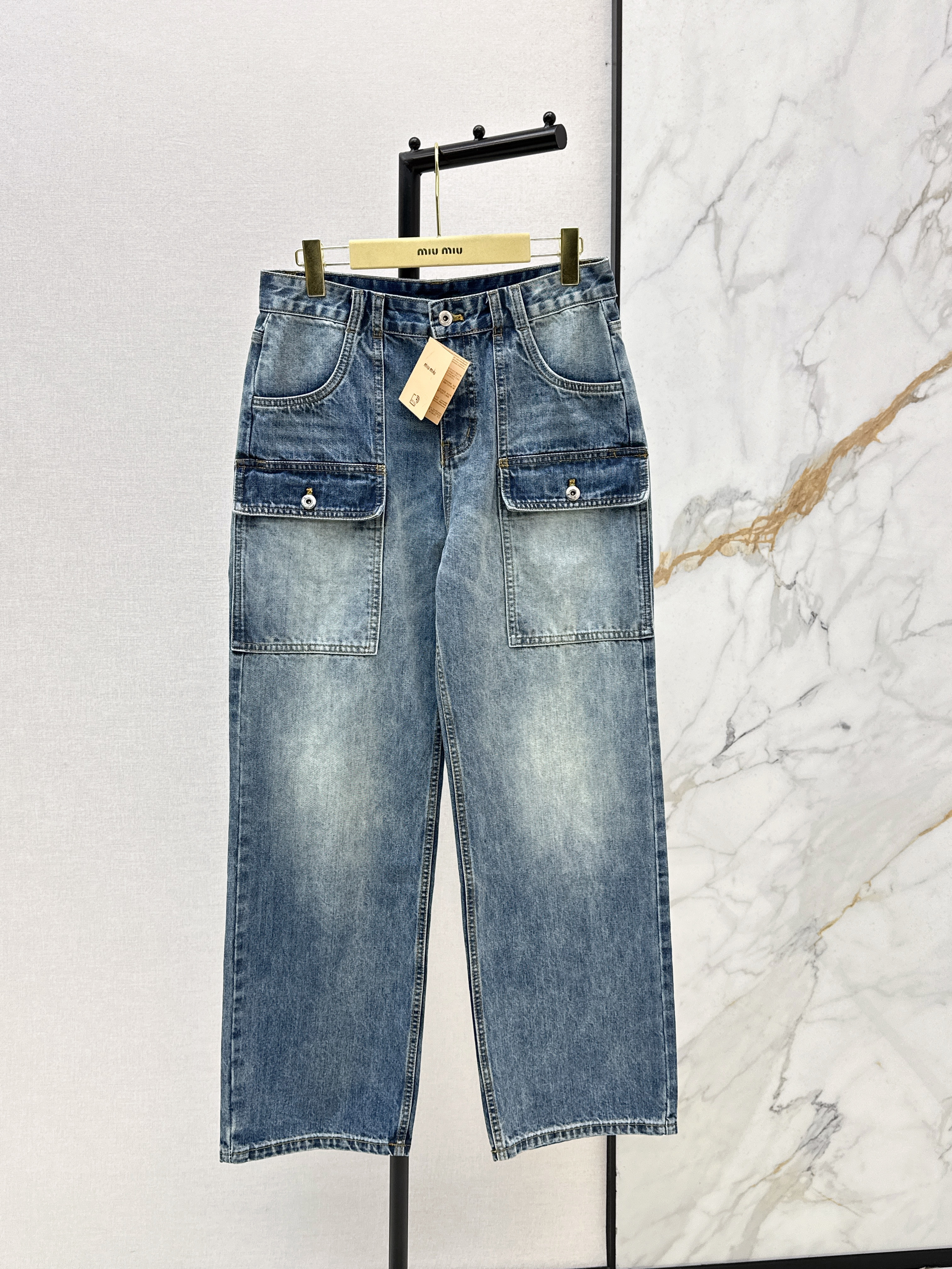 Miu NEW cargo jeans