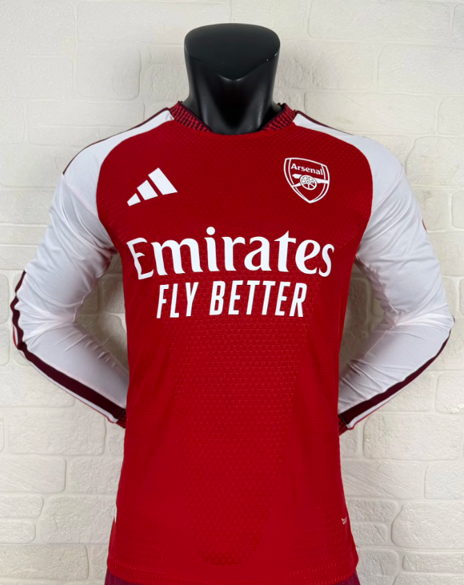 Arsenal Home Man Player Long Sleeve Jersey 26/27
