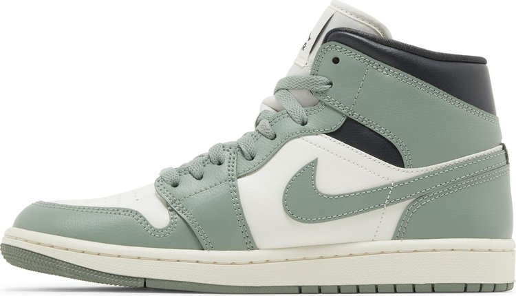 Wmns Air Jordan 1 Mid 'Jade Smoke' BQ6472-130