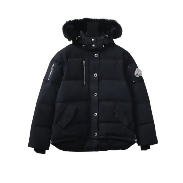 Moose Knuckles Women's Shearling 3Q Jacket Black