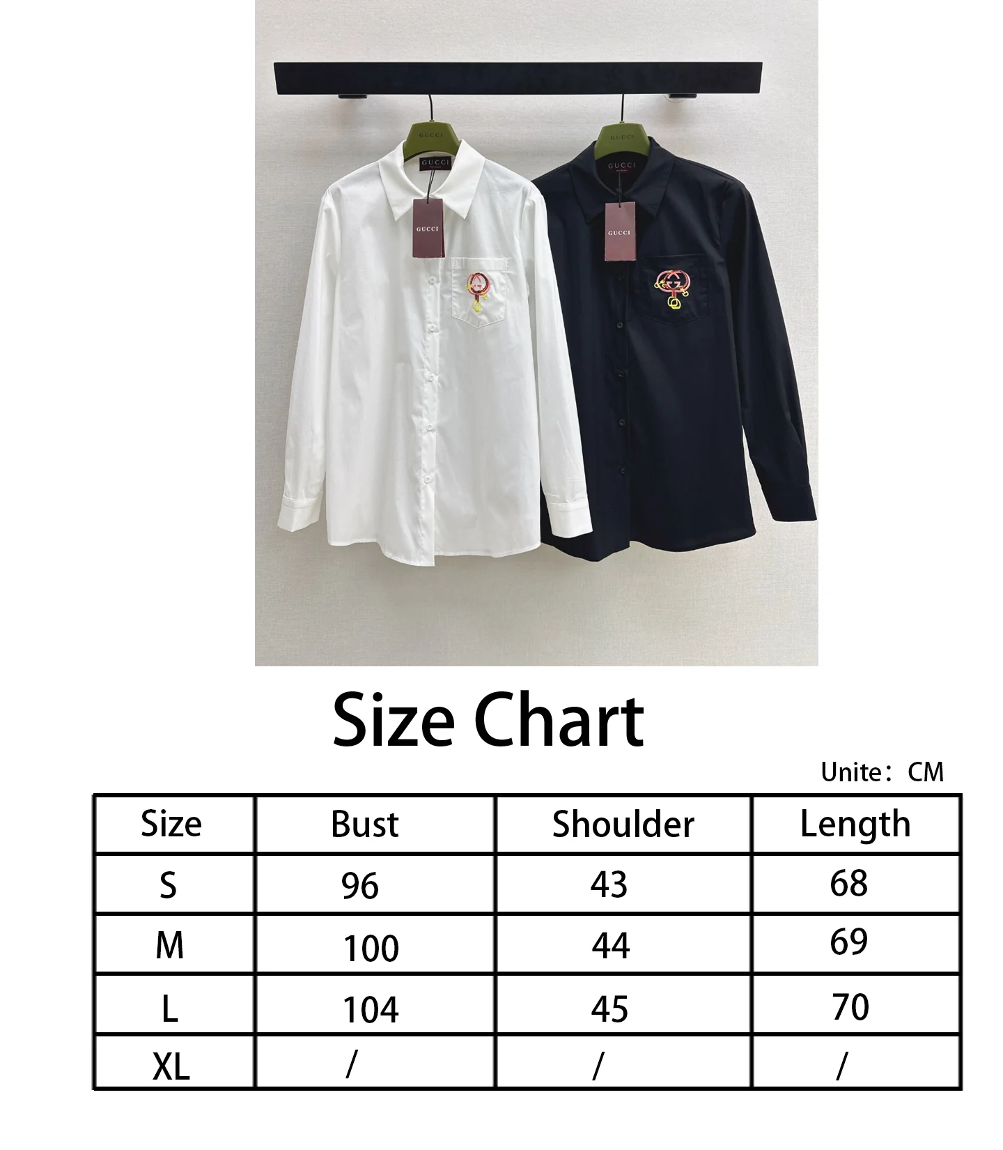 Guc NEW embroidered shirt