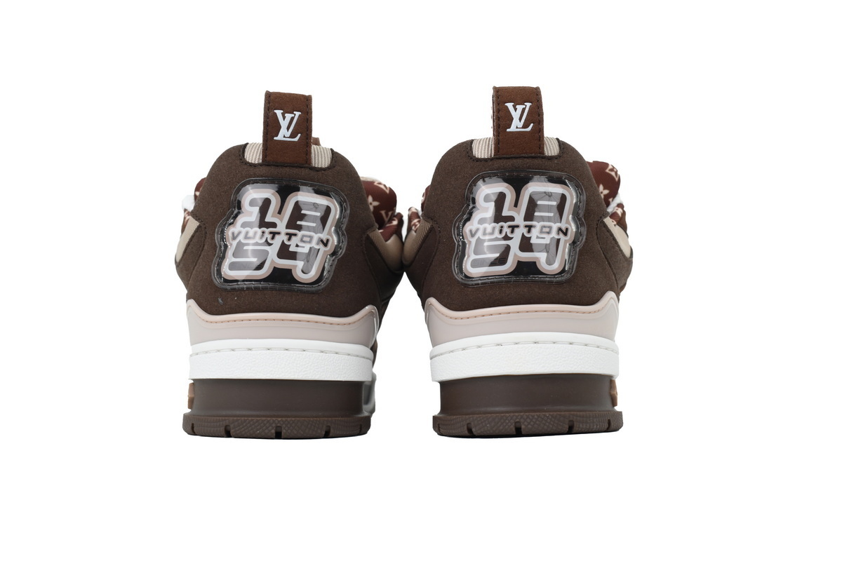 Pkkicks God Batch LOUIS VUITTON White Brown