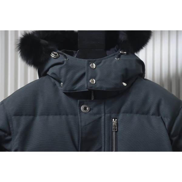 Moose Knuckles  Shearling 3Q Jacket Dark Gray