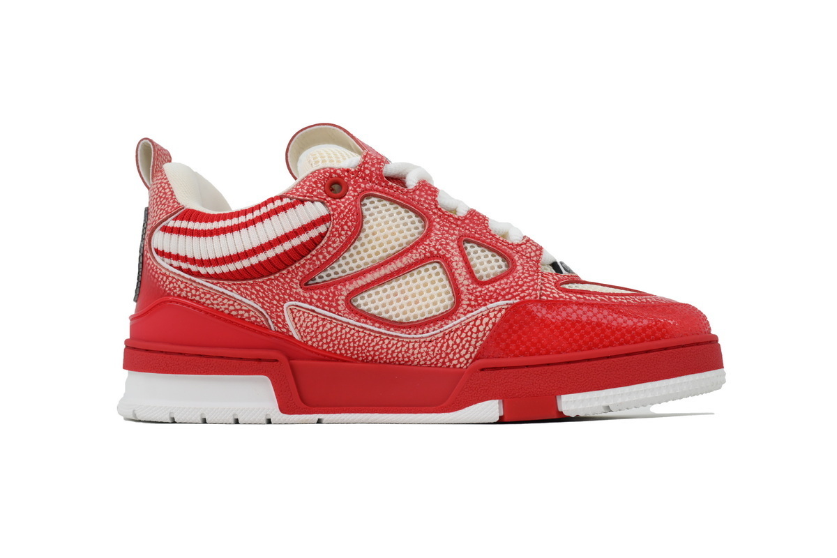 Pkkicks God Batch LOUIS VUITTON New Eed Woolen Fabric New Red
