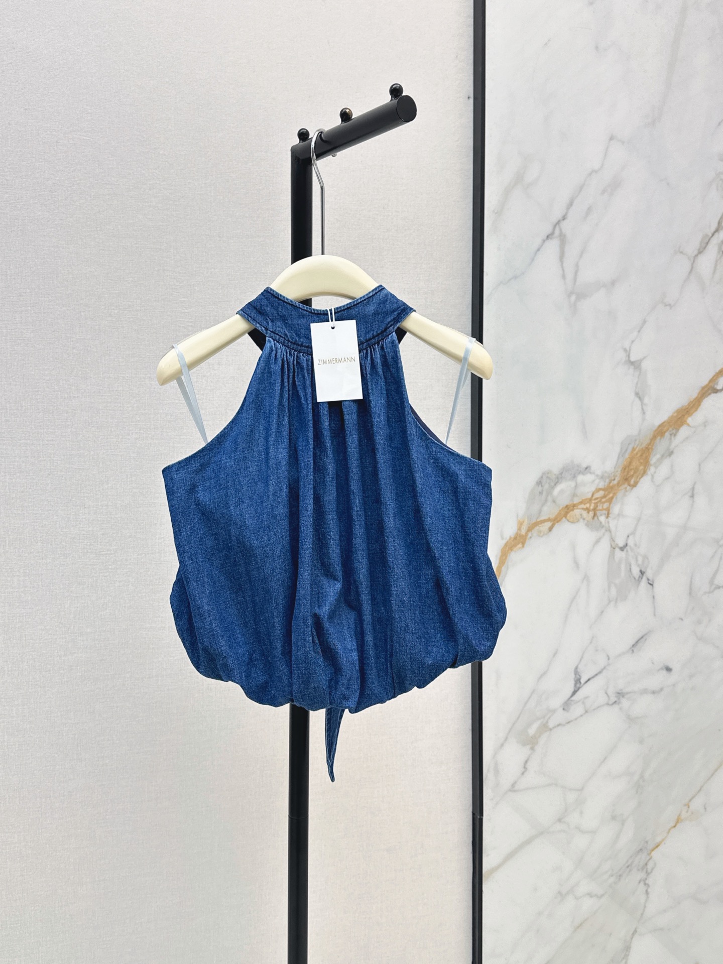 Zimm New Denim halter top