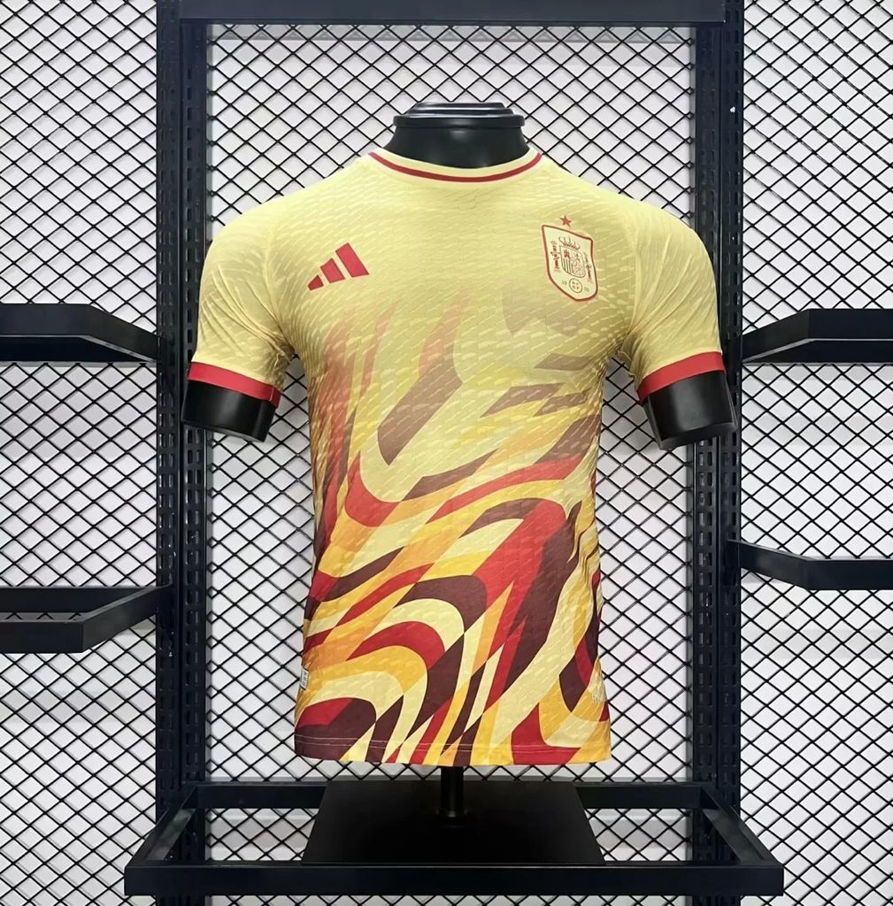 Spain 2024-25 Special Edition Yellow Jersey Player Version