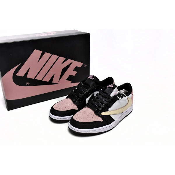 Travis Scott x Air Jordan 1 Low Black Red DM7866-066