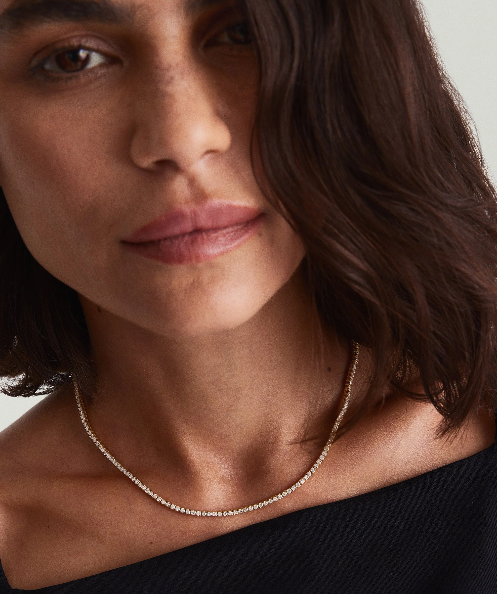 Diamond Tennis Necklace 1.8mm