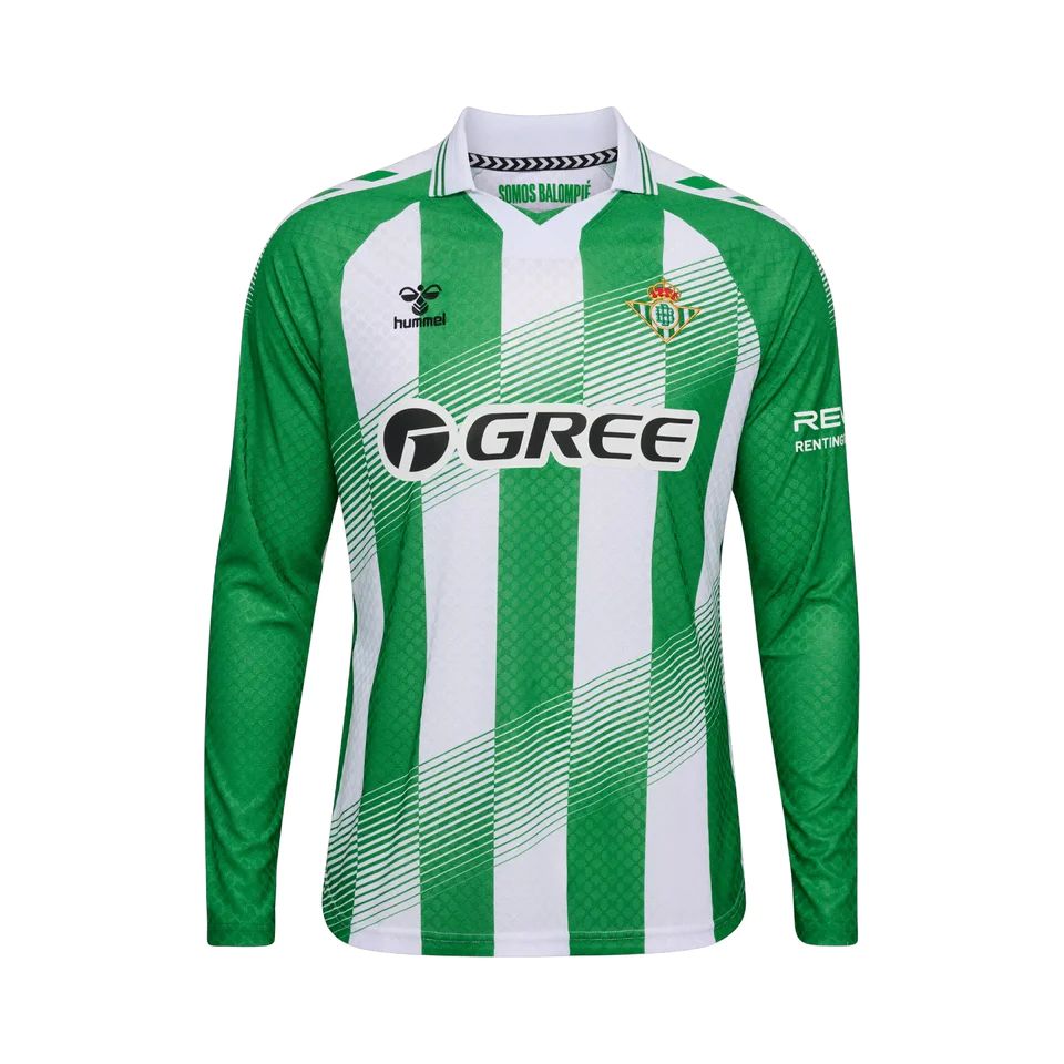 Camiseta Primera Equipación Real Betis 26/27 Adulto Manga Larga (Fan version) 1:1 Thai Quality