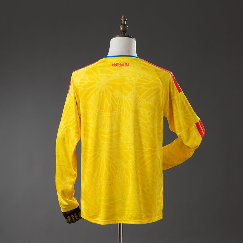 Colombia 2026 Home Long Sleeve Fan Jersey