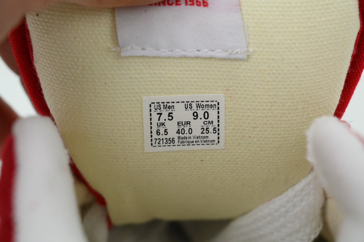 Vans Knu Skool 'Red White' VN0009QCJV6