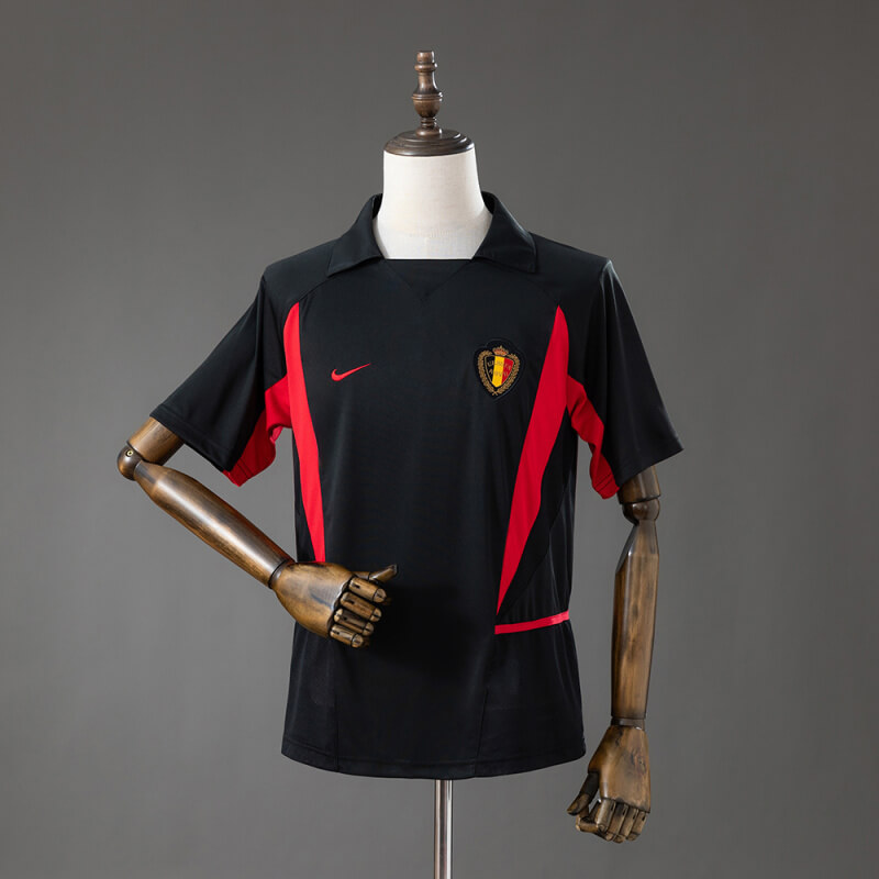 Belgium 2002 Away Retro Fan Jersey