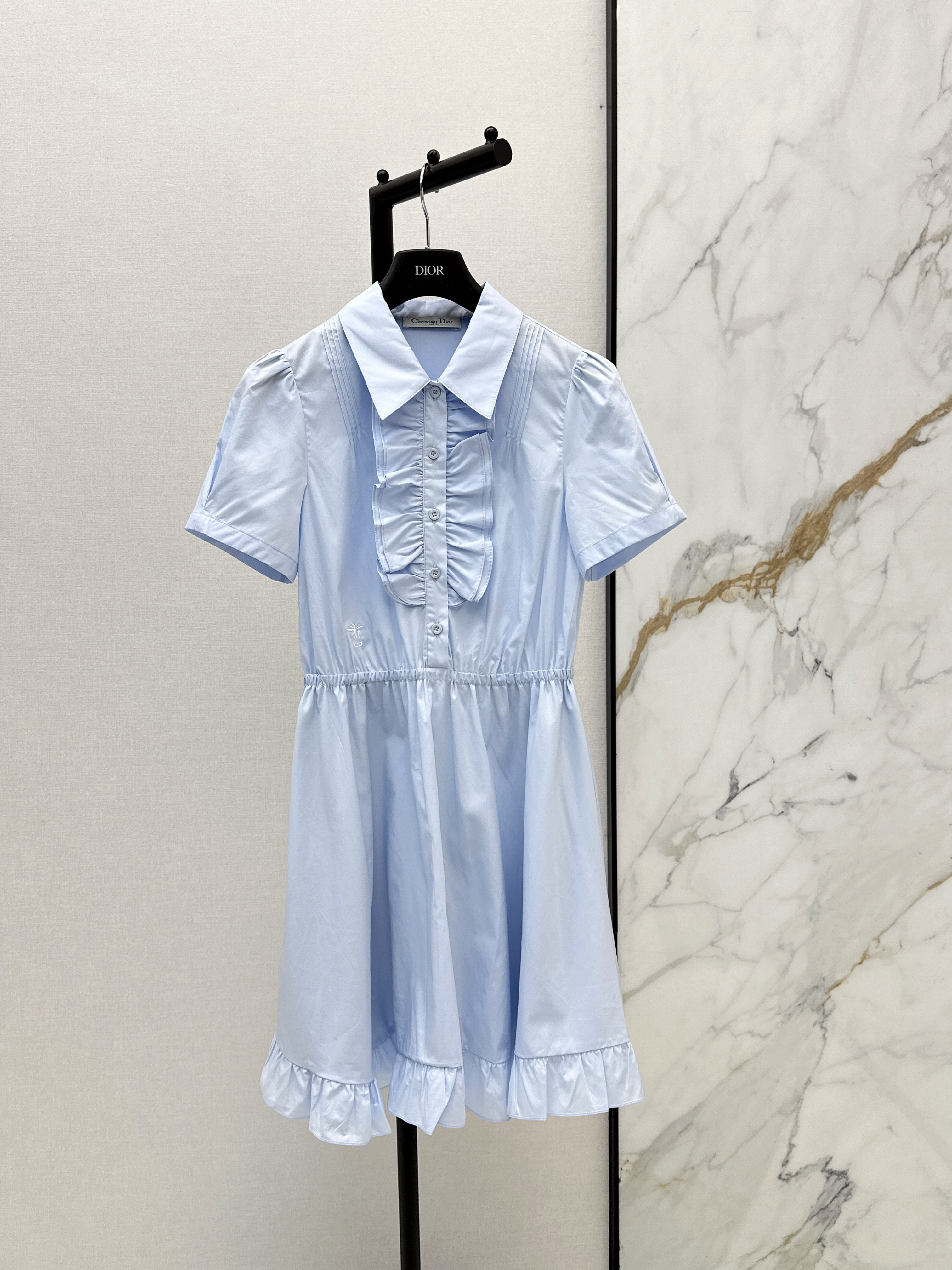 CD New Ruffle-edge dress