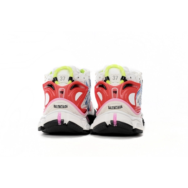 Balenciaga Runner White Blue Red 677402 W3RB6 9645