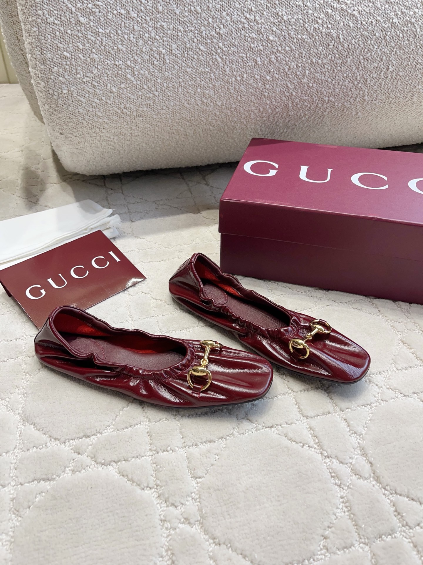 Guc New Ballet flats and eggroll shoes