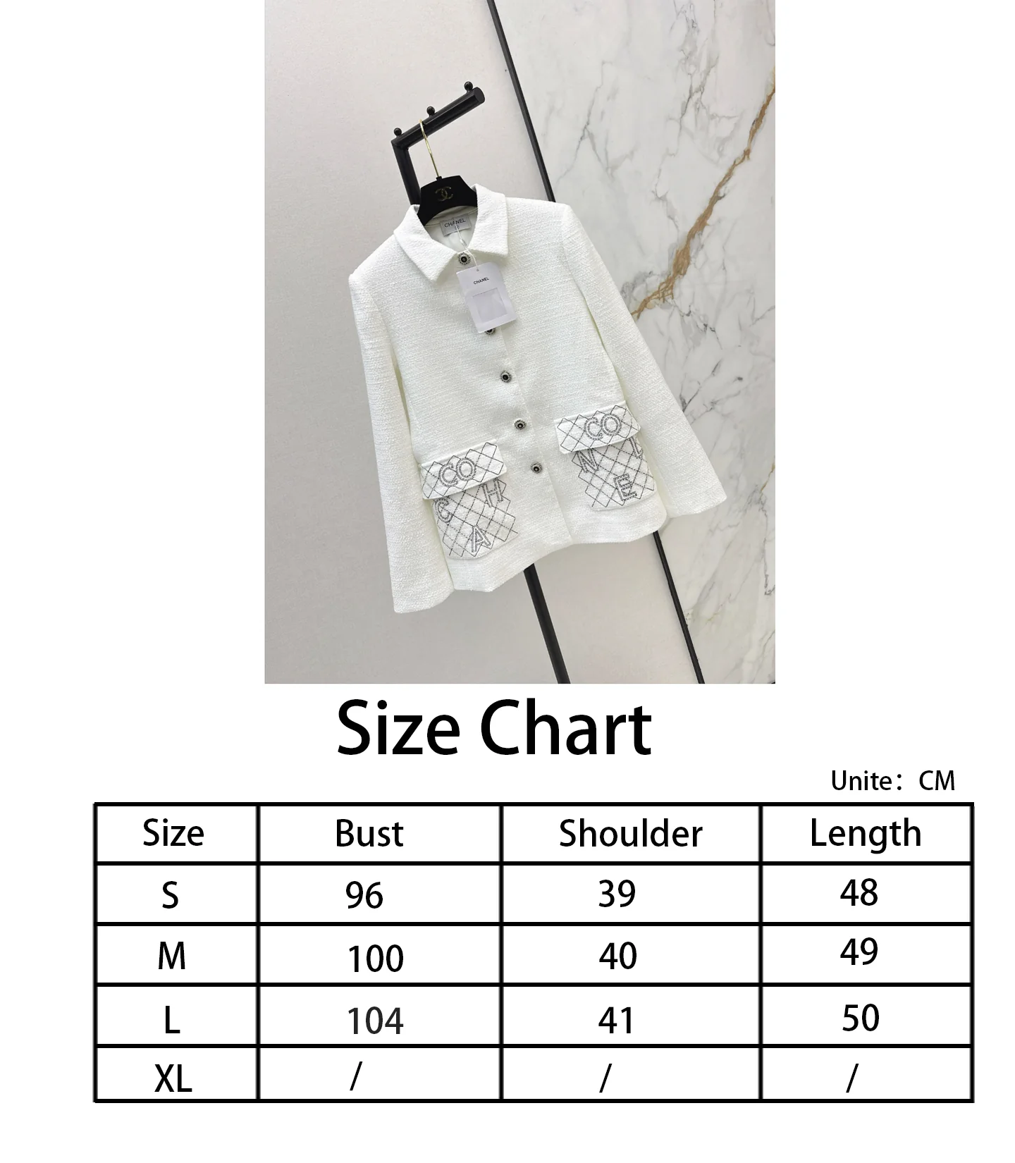 Chan NEW tweed woven jacket