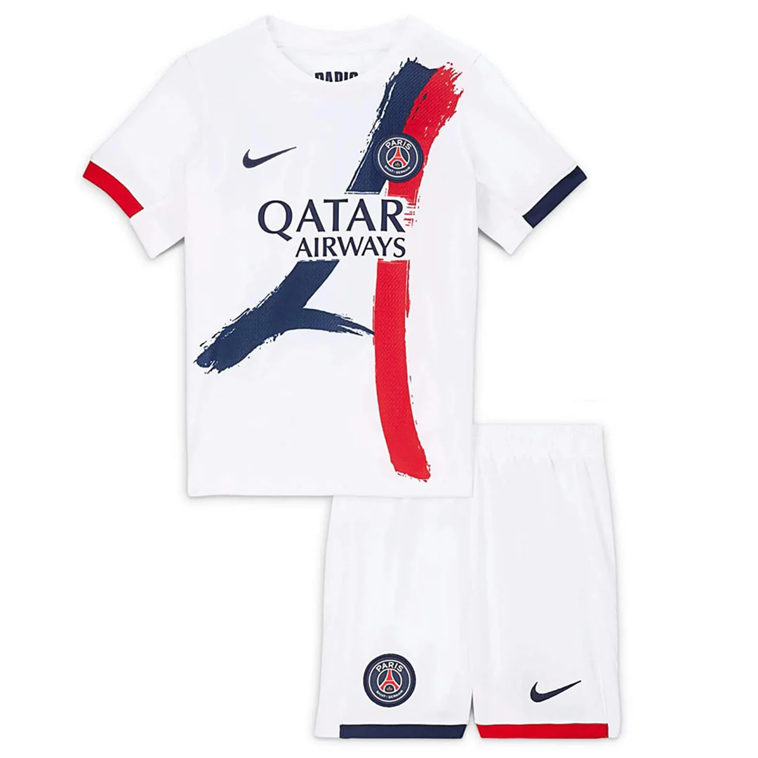 Kid's PSG Away Jersey Kit - Jersey+Shorts 2025/26