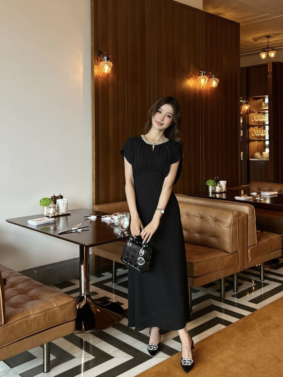 Celi New rhinestone dress