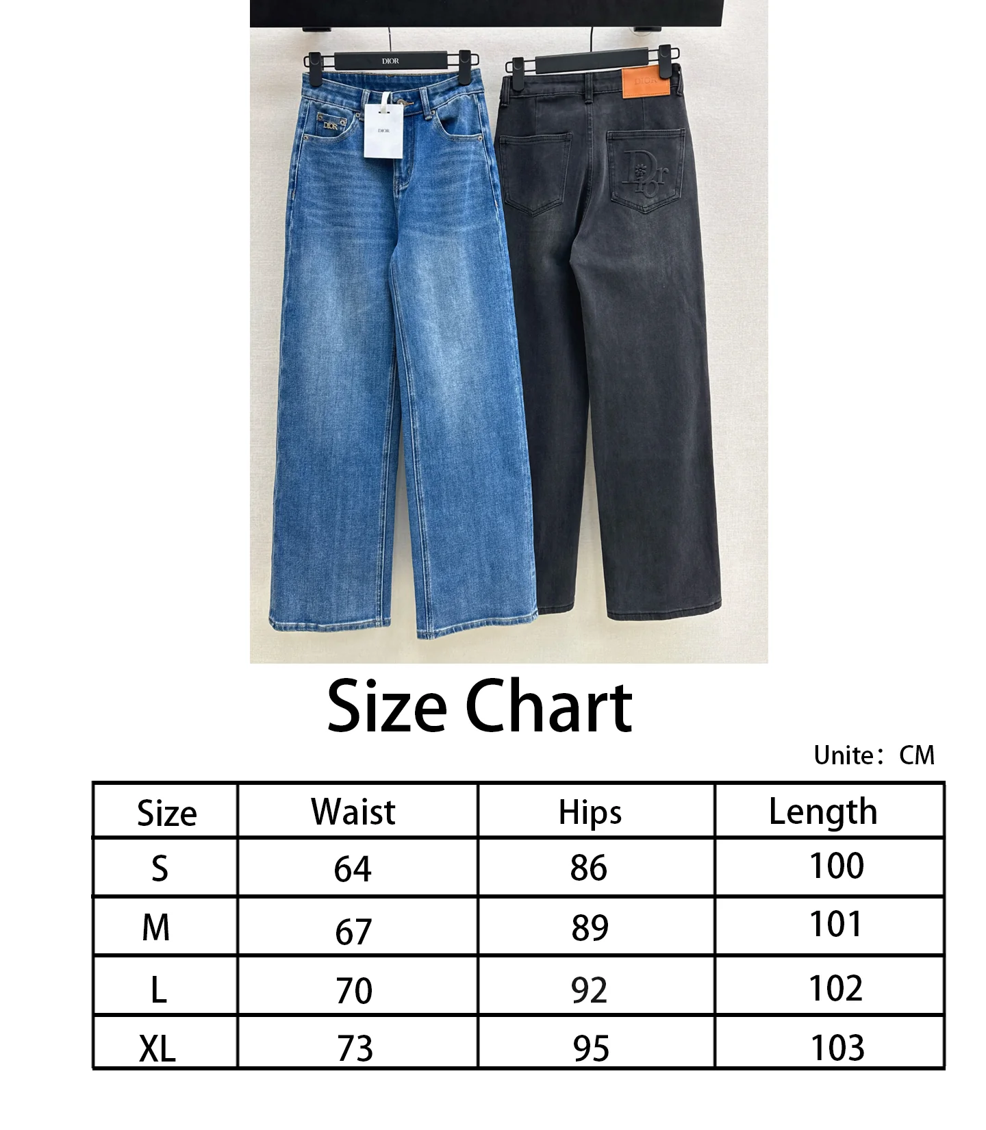 CD NEW straight jeans